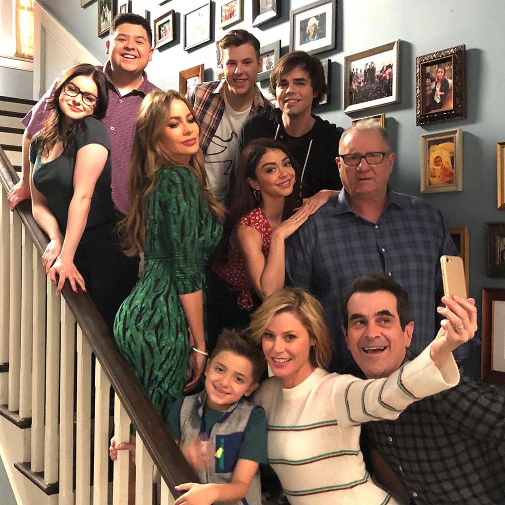 Die "Modern Family"-Stars am Set