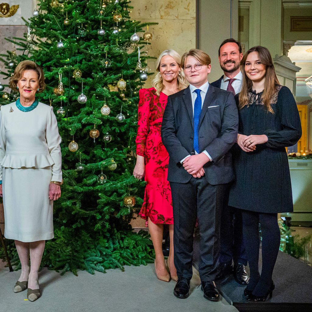 Die norwegische Königsfamilie im Dezember 2020