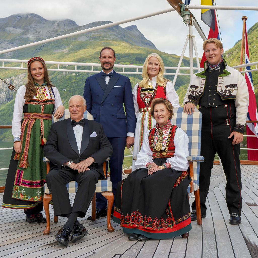 Die norwegische Königsfamilie, August 2024