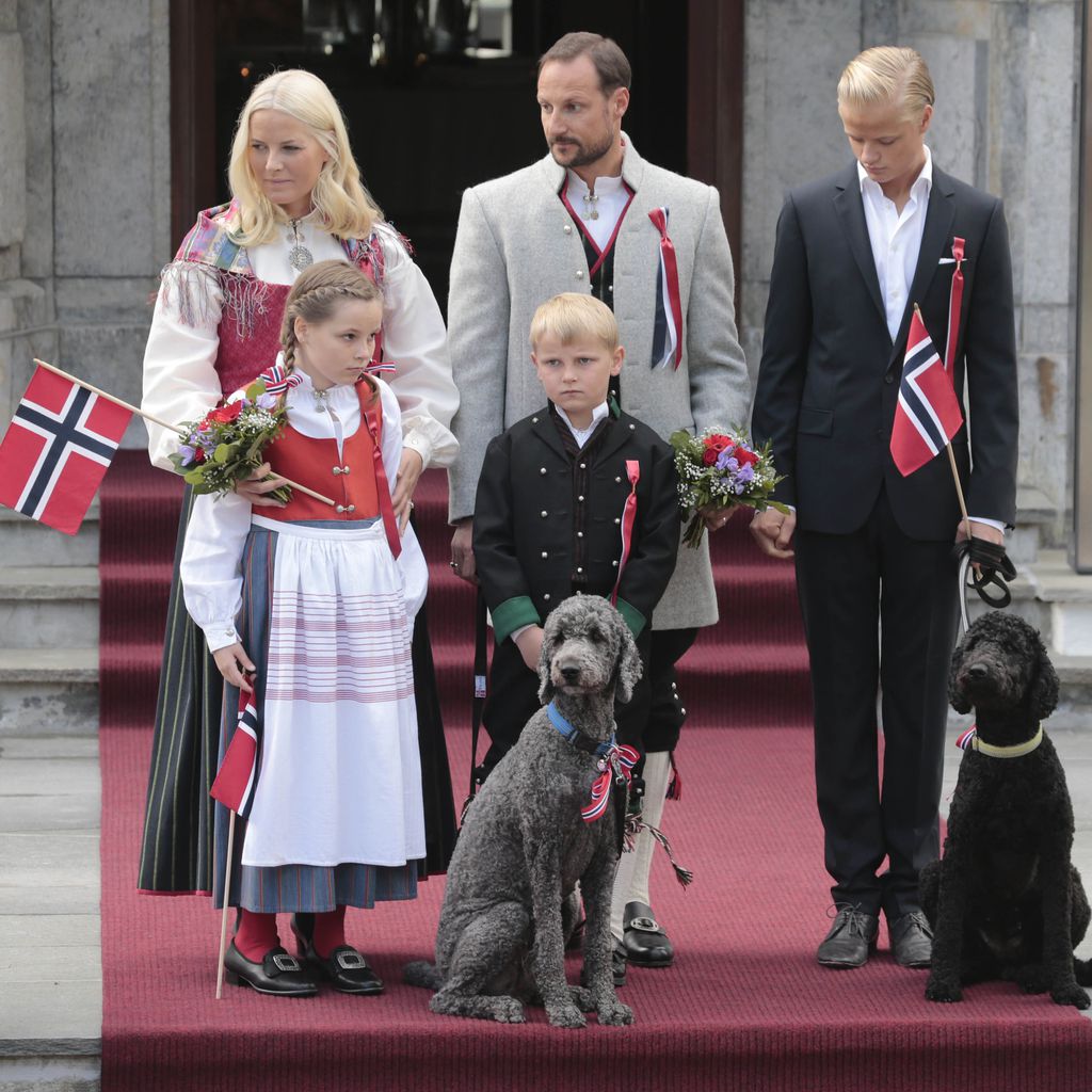 Die norwegische Kronprinzen-Familie