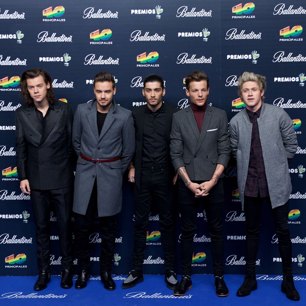 One Direction-Stars Harry Styles, Liam Payne, Zayn Malik, Louis Tomlinson und Niall Horan, 2014