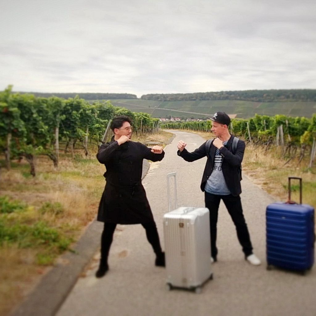 Die Profitänzer Erich Klann und Valentin Lusin
