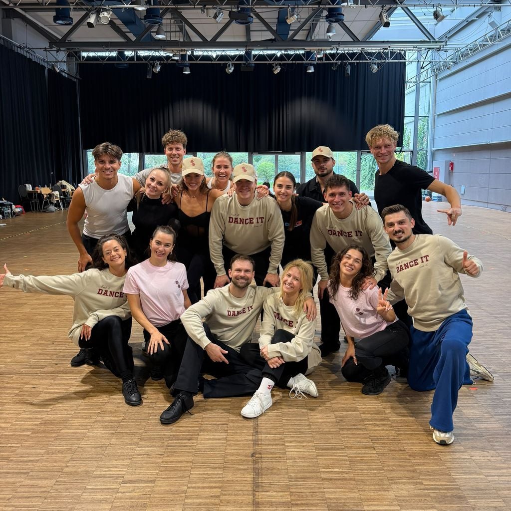Die Profitänzer von "Let's Dance" bei den Proben zur Tour