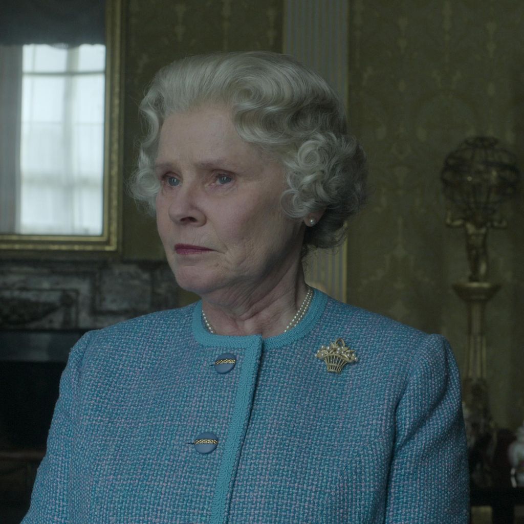 Die Queen und Prinz Charles in "The Crown"