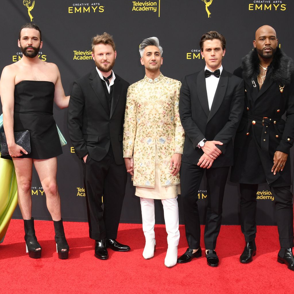 Die "Queer Eye"-Stars Jonathan Van Ness, Bobby Berk, Tan France, Antoni Porowski und Karamo Brown