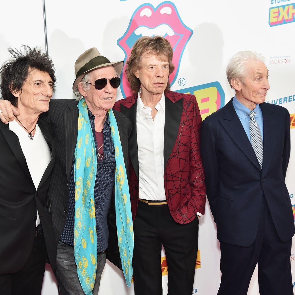 Die Rolling Stones: Ronnie Wood, Keith Richards, Mick Jagger und Charlie Watts