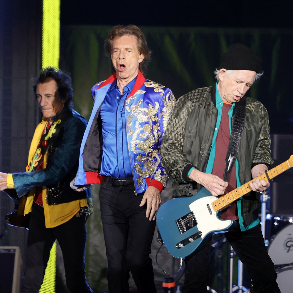 Die Rolling Stones beim Konzert in Las Vegas
