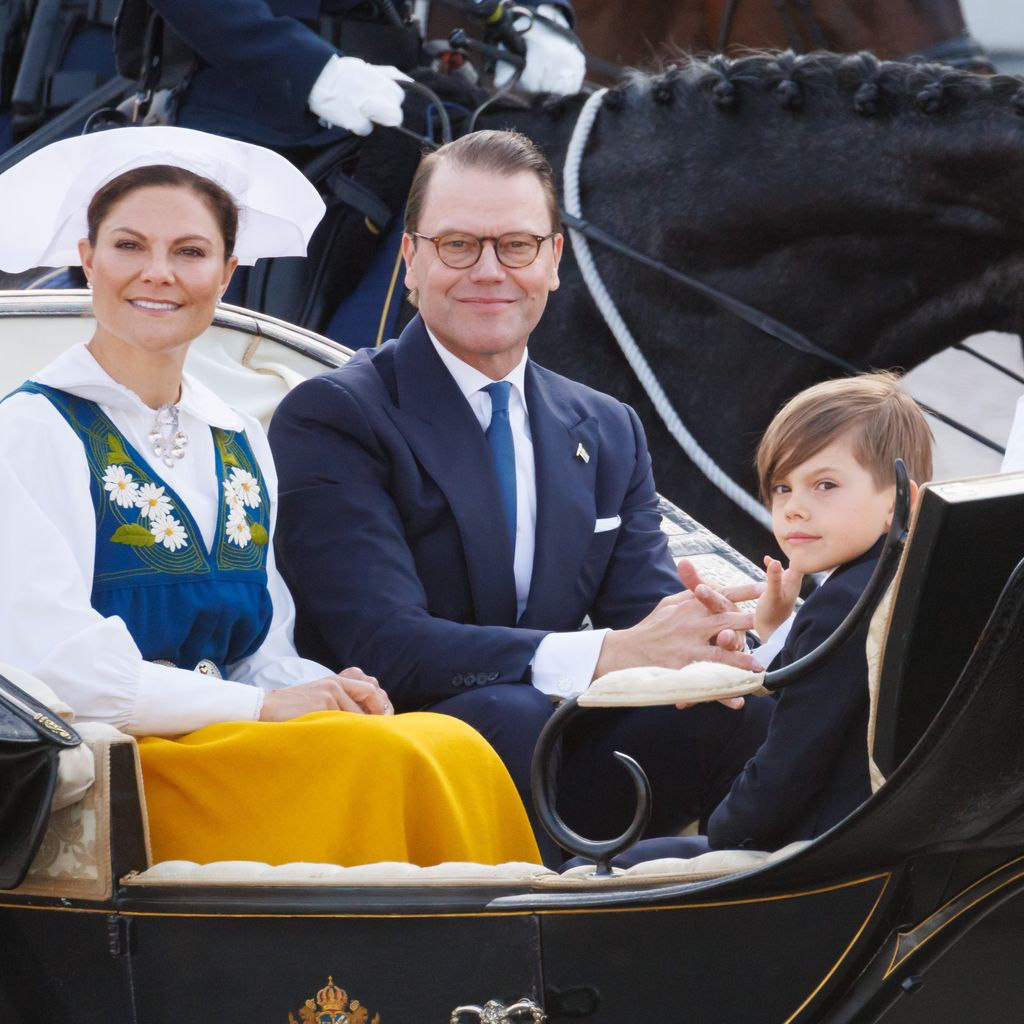 Die schwedische Königsfamilie am Nationalfeiertag in Stockholm 2023