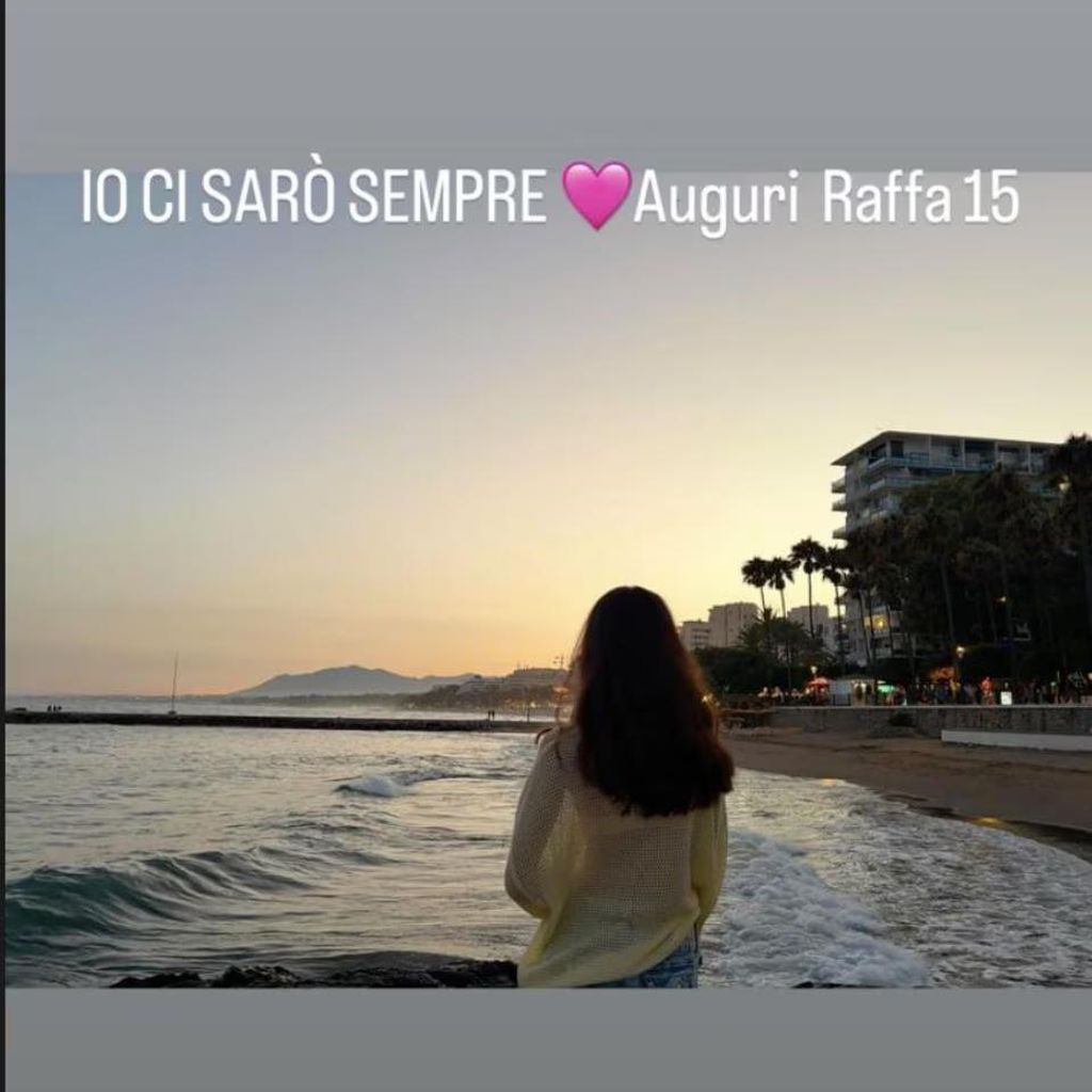 Die Tochter von Eros Ramazzotti, Raffaela, im August 2026