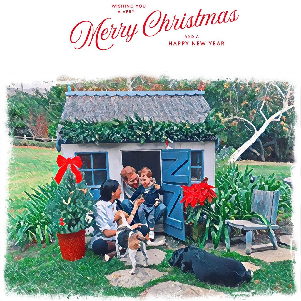 Die Weihnachtskarte von Herzogin Meghan, Prinz Harry und Baby Archie