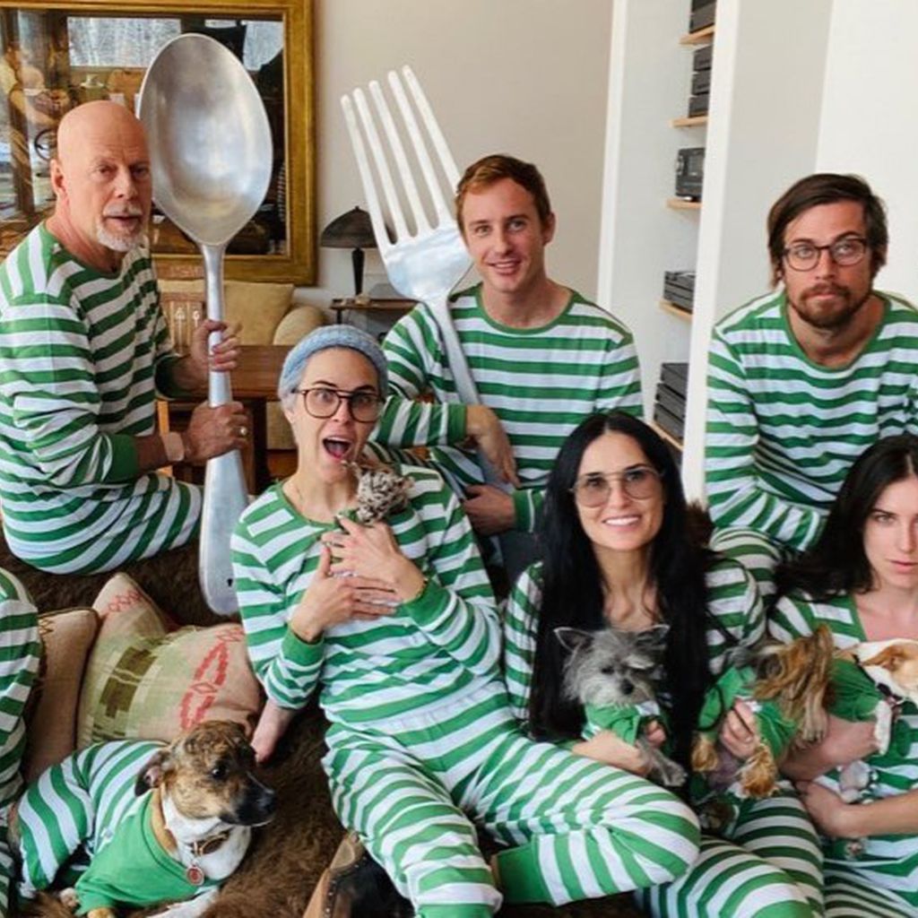 Familie Willis-Moore im April 2020