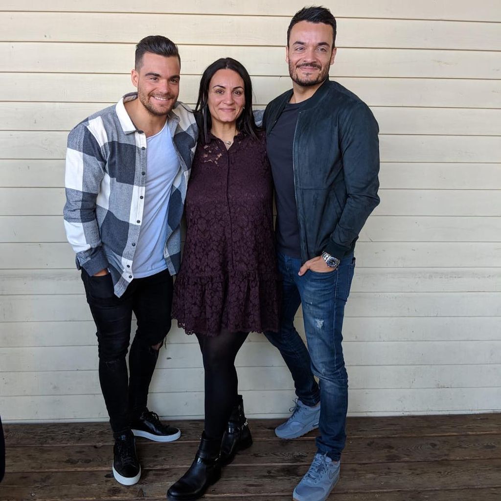 Giovanni Zarrella mit Schwester Maria und Bruder Stefano