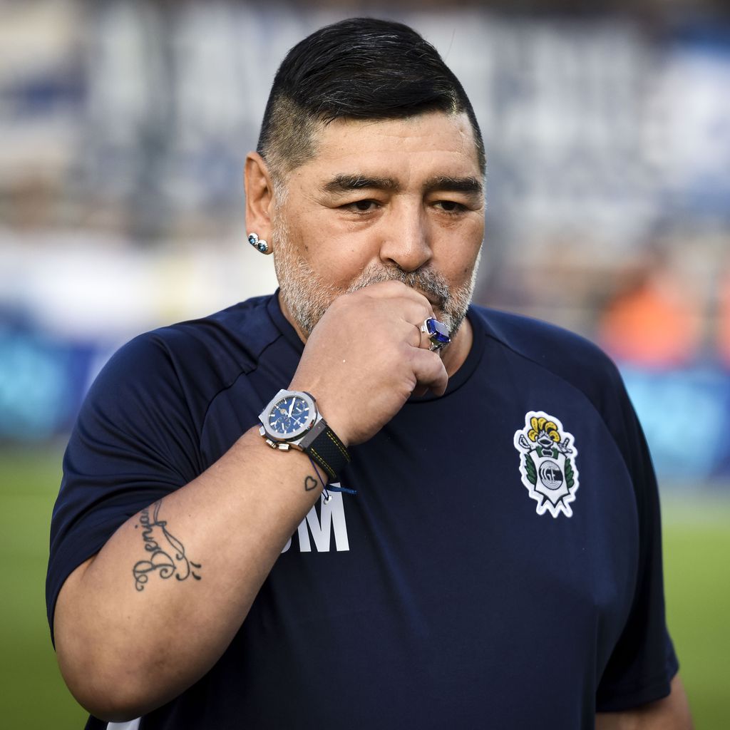 Diego Maradona in La Plata, Argentinien im Jahr 2020