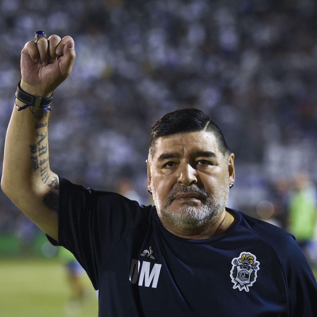 Diego Maradona, argentinische Fußballlegende