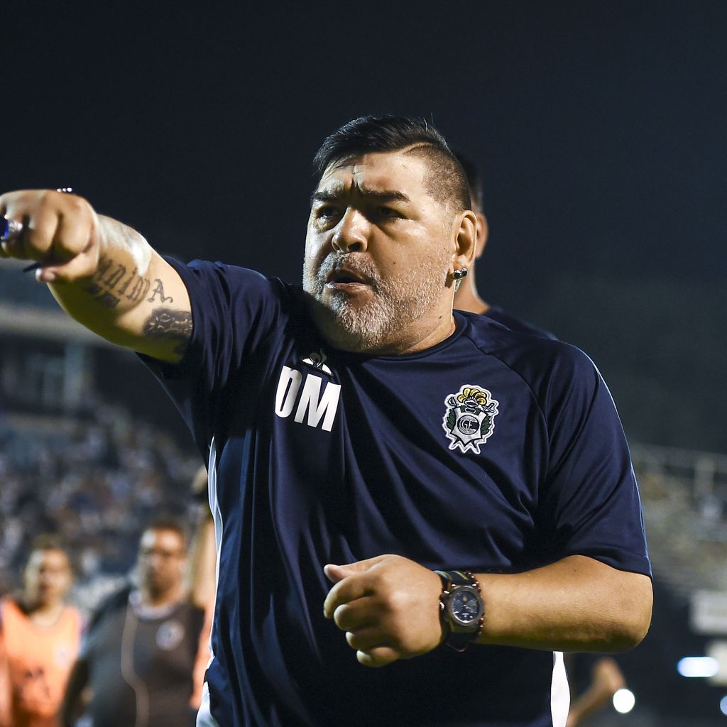 Diego Maradona im Januar 2020