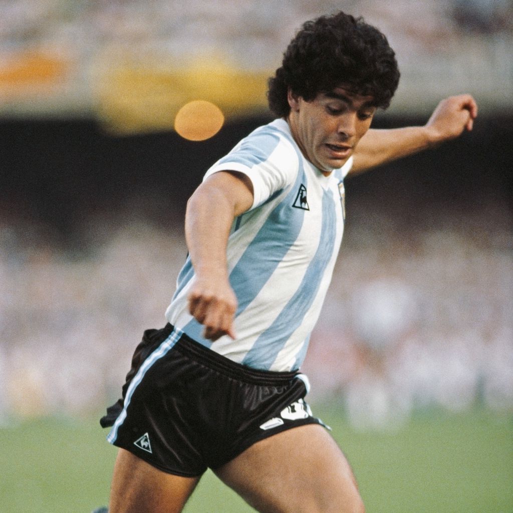 Diego Maradona im Jahr 1985