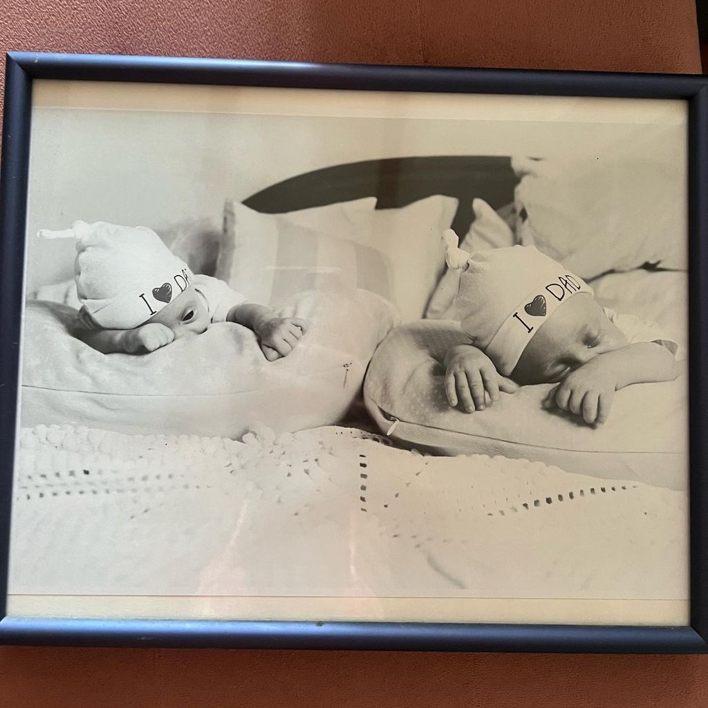 Diego und Jenna Büchner als Babys