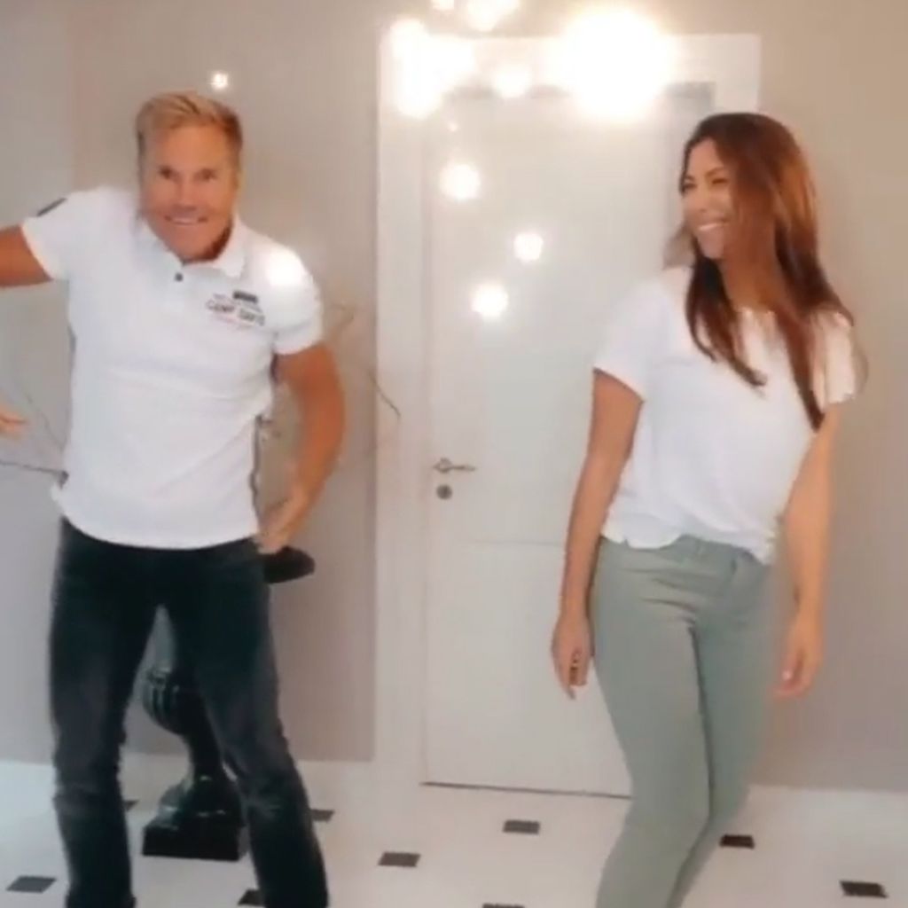 Dieter Bohlen und Carina Walz in ihrem ersten TikTok-Video
