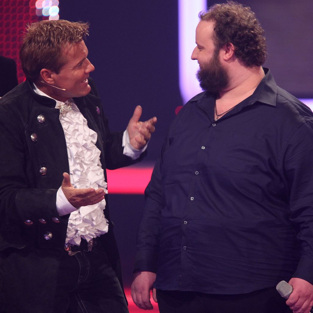 Dieter Bohlen und Michael Holderbusch bei "Das Supertalent" 2010