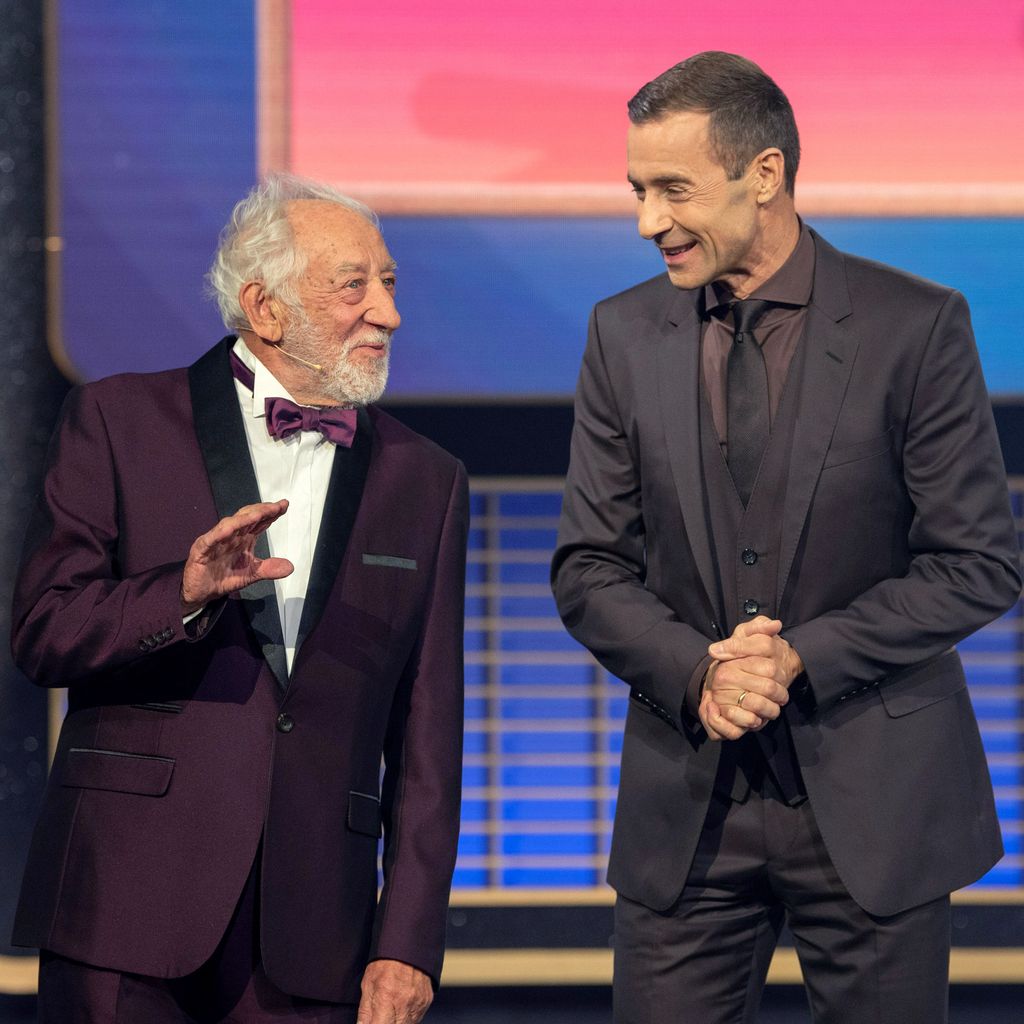 Dieter Hallervorden und Kai Pflaume bei "75 Jahre ARD – Die große Jubiläumsshow"