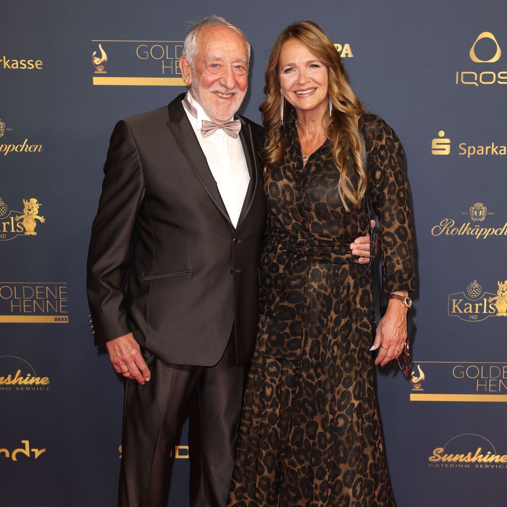 Dieter Hallervorden und seine Frau Christiane im Oktober 2023 in Leipzig