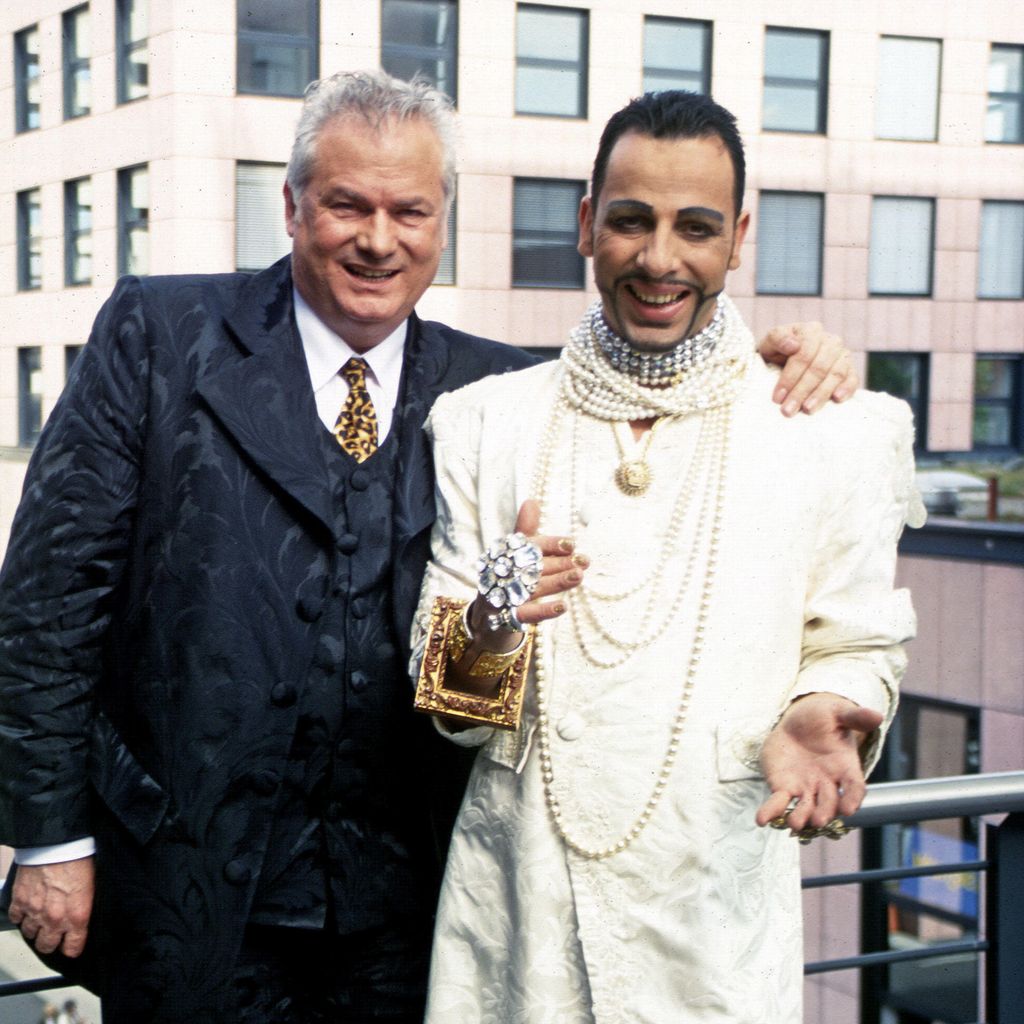 Dieter Schroth und Harald Glööckler, 2000 in Berlin
