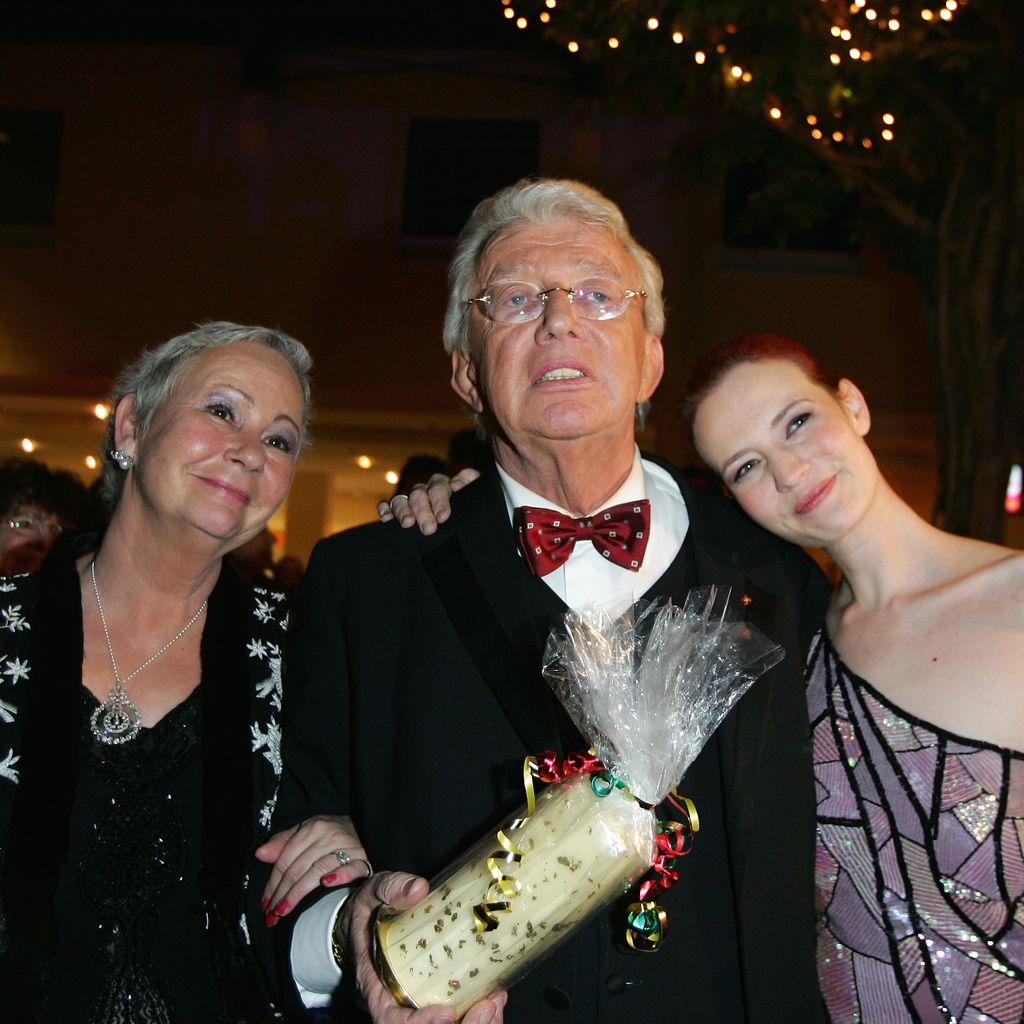 Ragnhild, Dieter Thomas Heck und Tochter Saskia Schulz