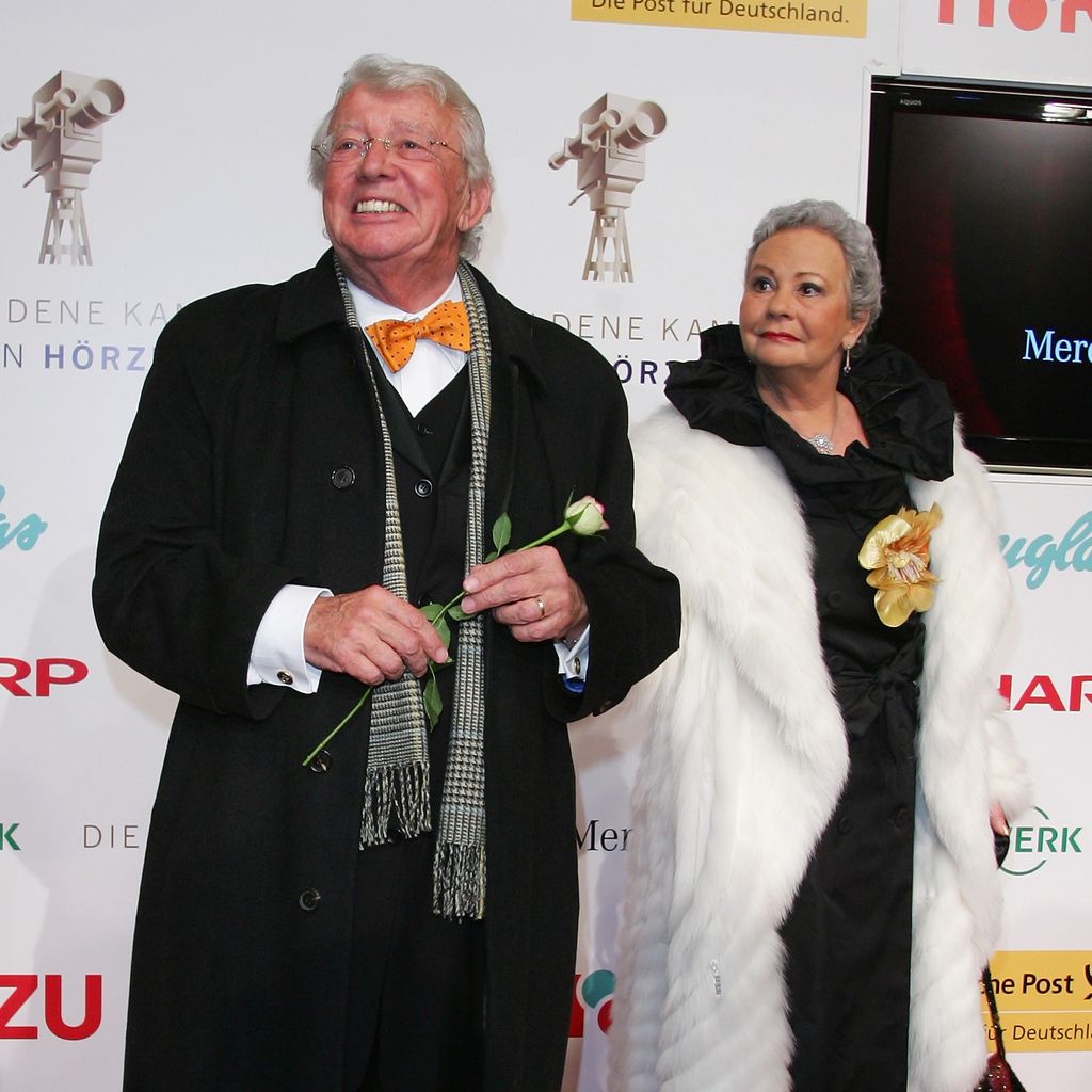 Dieter Thomas Heck und seine Frau Ragnhild im Februar 2008