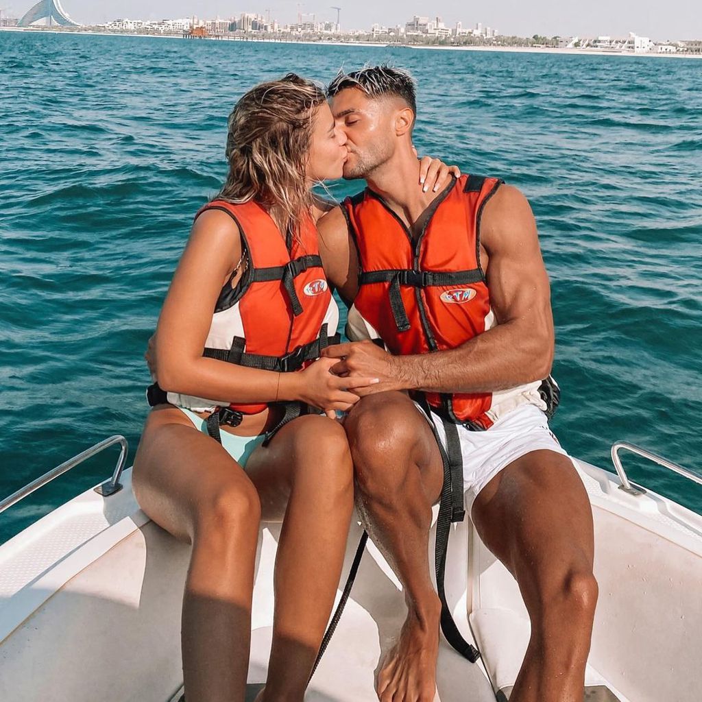 Dijana und Marcellino im Dubai-Urlaub, November 2020