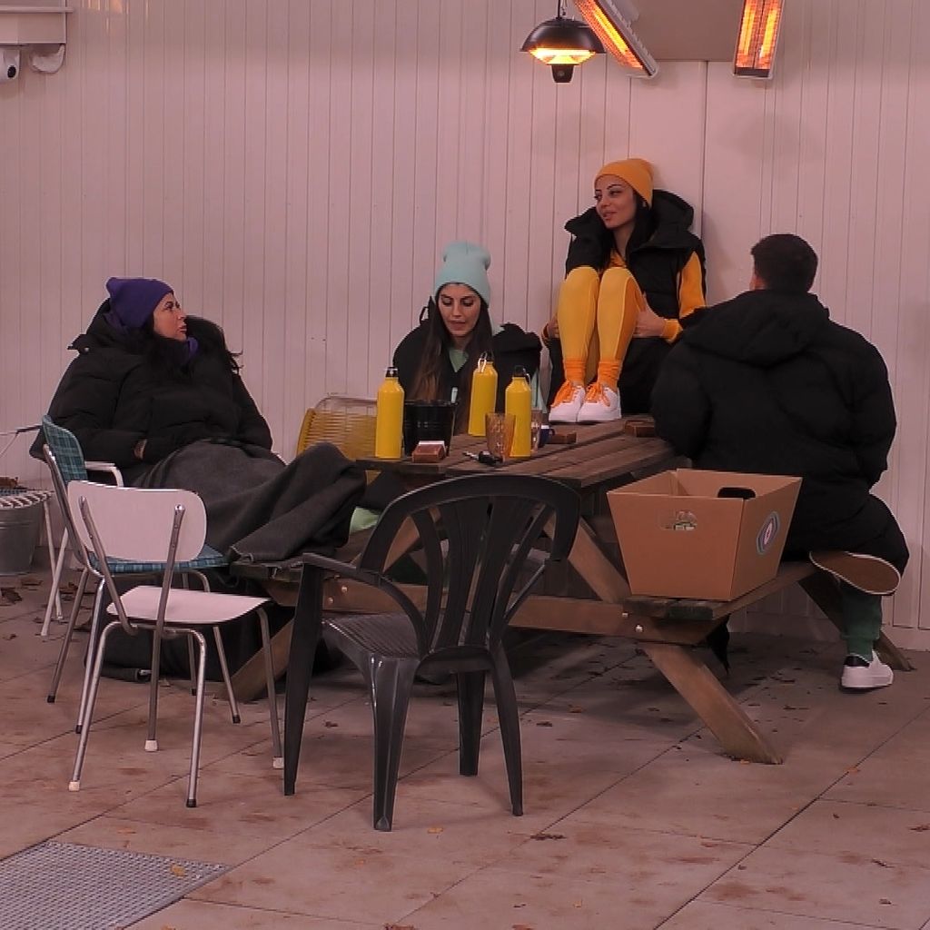 Dilara Kruse, Iris Klein, Yeliz Koc und Marco Strecker bei "Promi Big Brother"