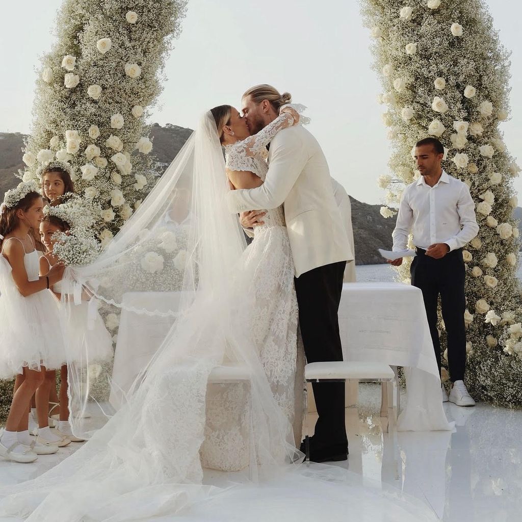 Diletta Leotta und Loris Karius bei ihrer Hochzeit im Juni 2024