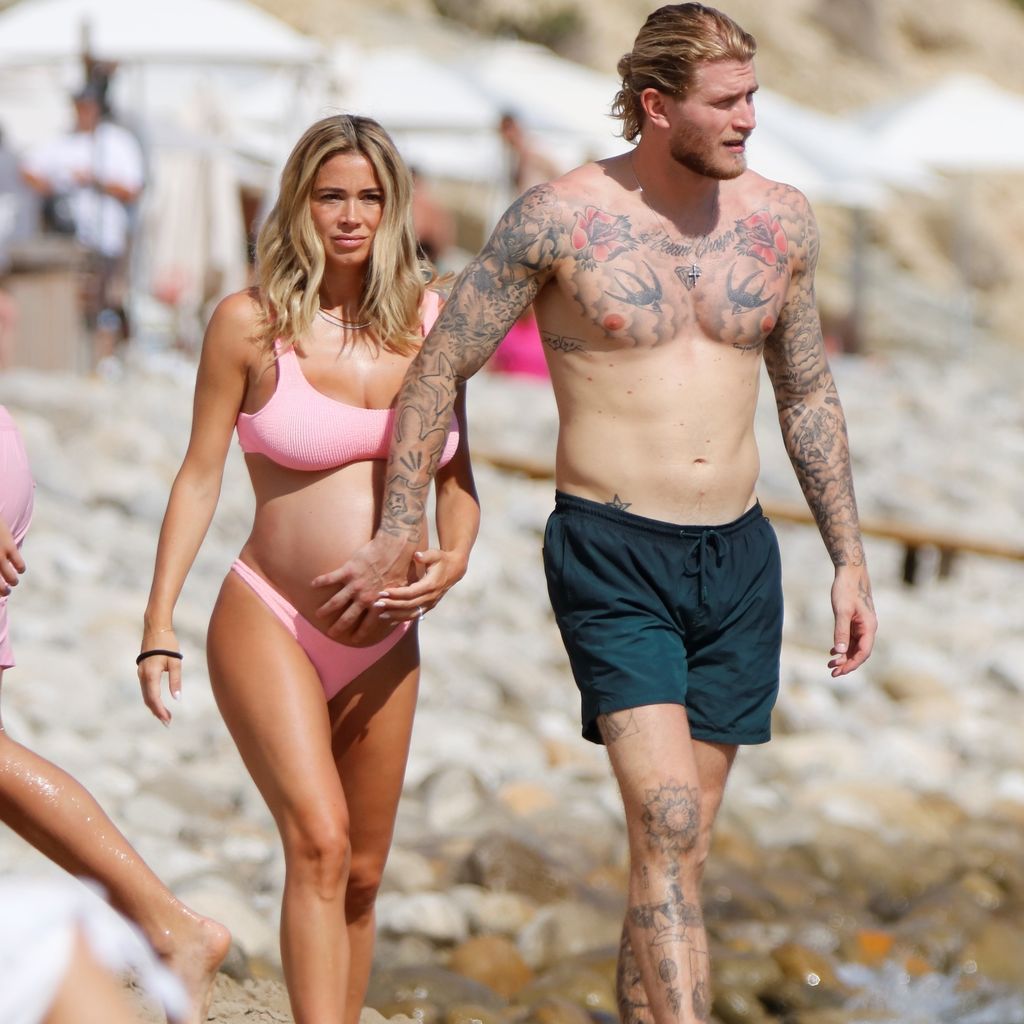 Diletta Leotta und Loris Karius