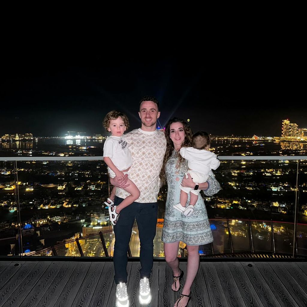 Fußballstar Diogo Jota, Rute und die zwei gemeinsamen Kinder
