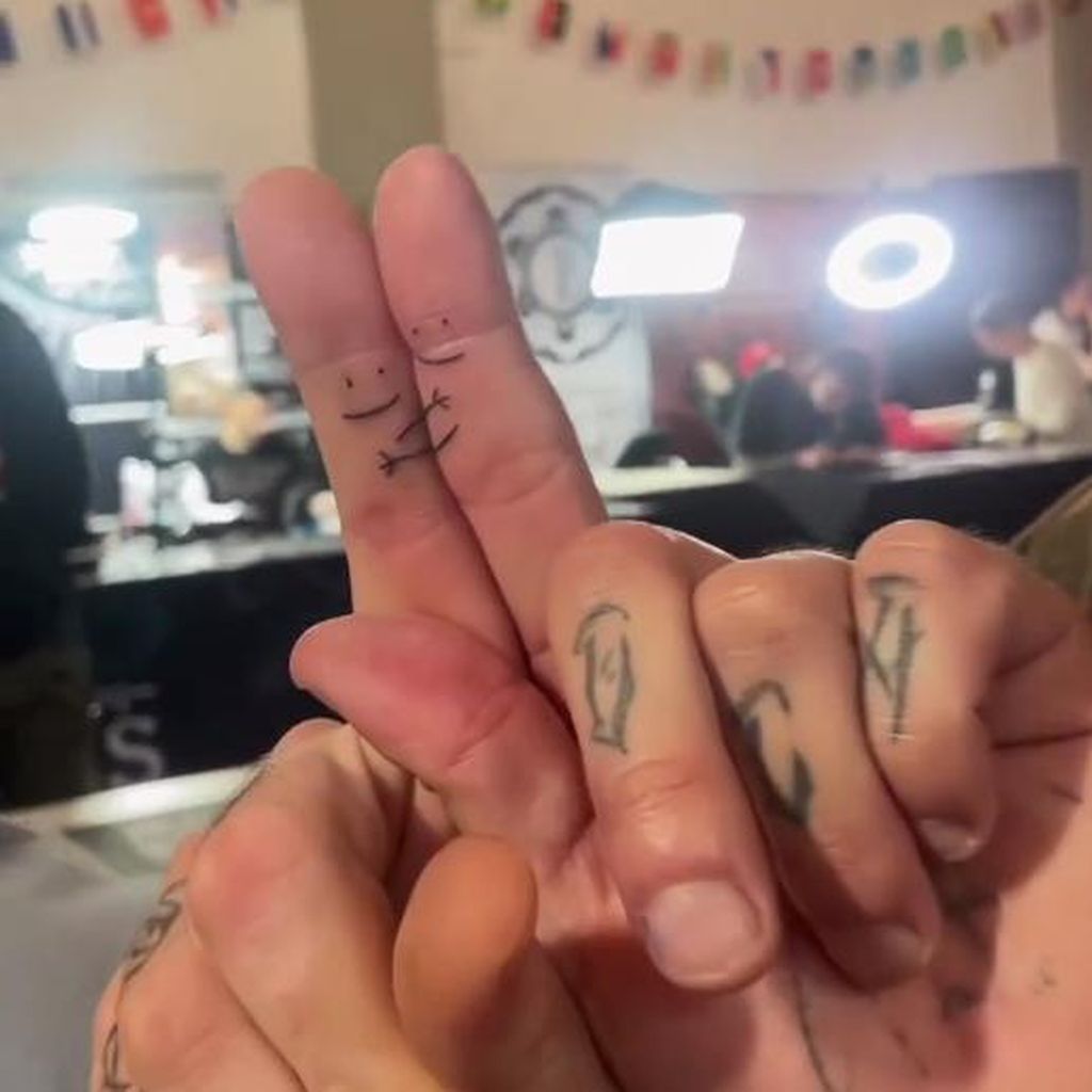 Diogo Sangre und Chris Broys Freundschaftstattoo
