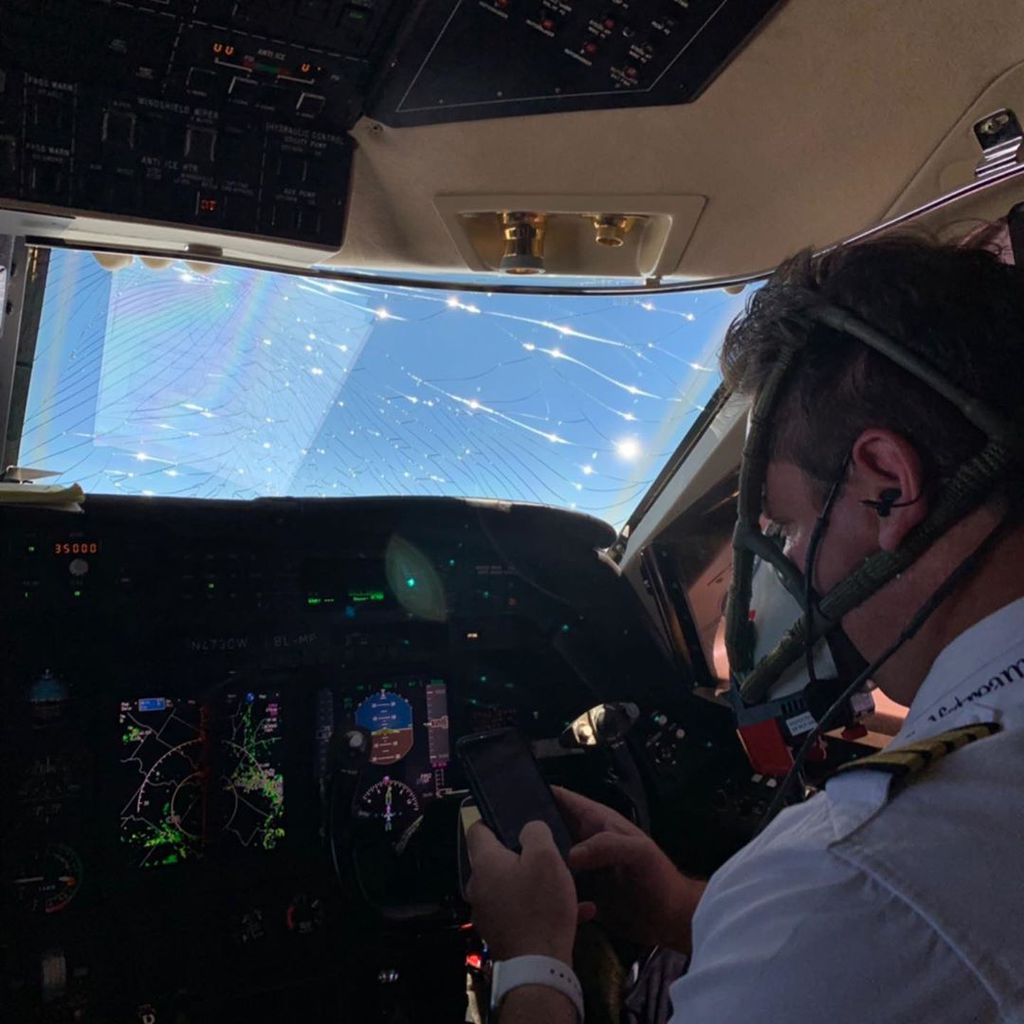 Diplos Instagram-Post aus dem Jet