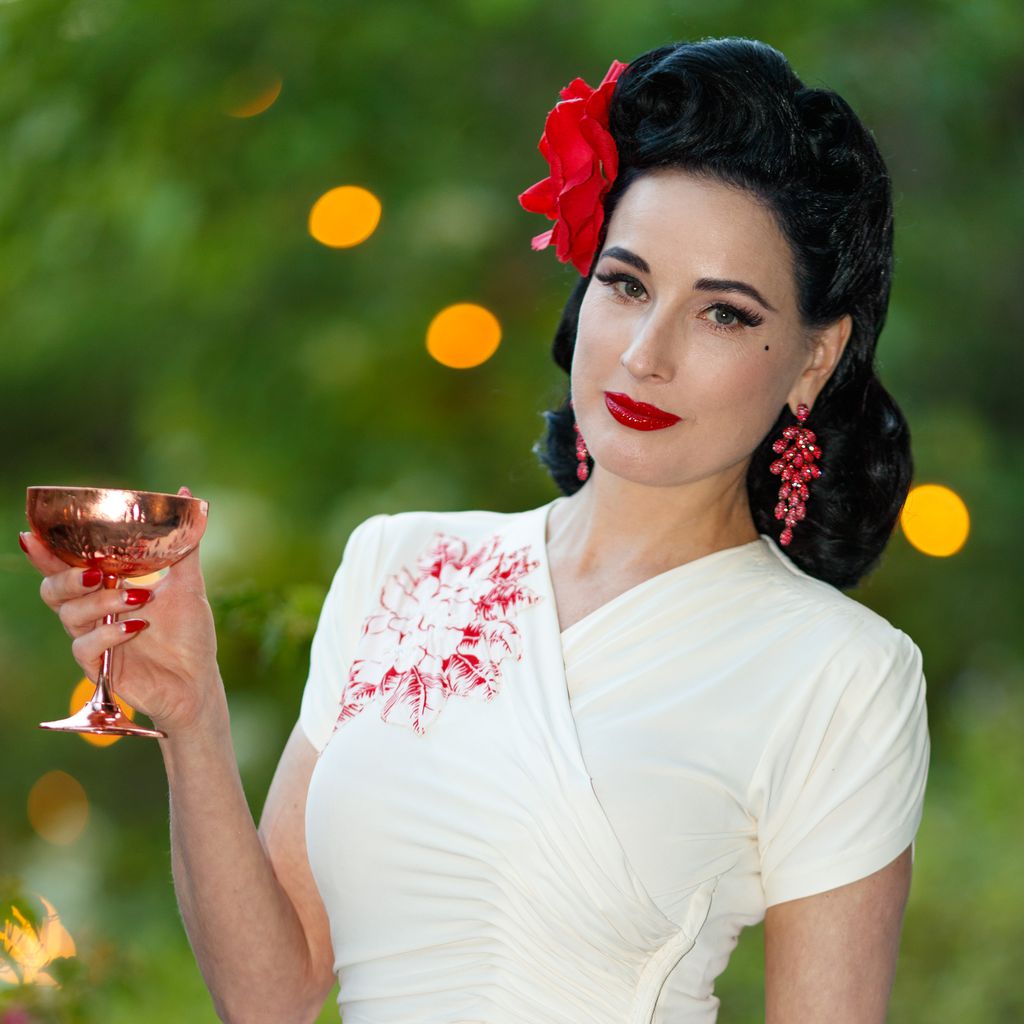 Dita Von Teese auf einer Party in Los Angeles