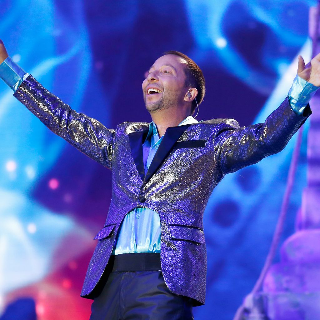 DJ Bobo bei einem Open Air Festival im Juli 2014