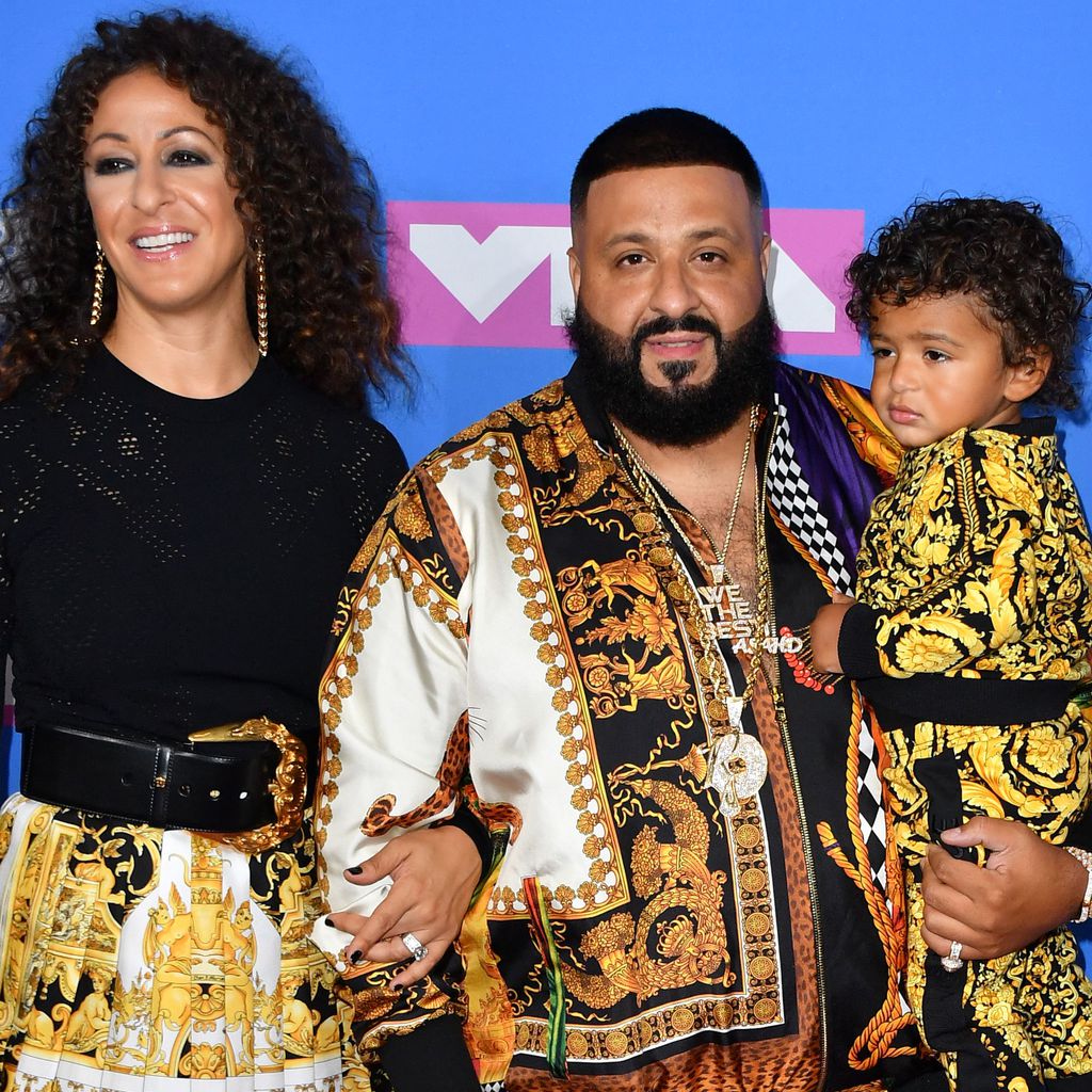 DJ Khaled mit seiner Frau Nicole und Söhnchen Asahd bei den VMAs 2018