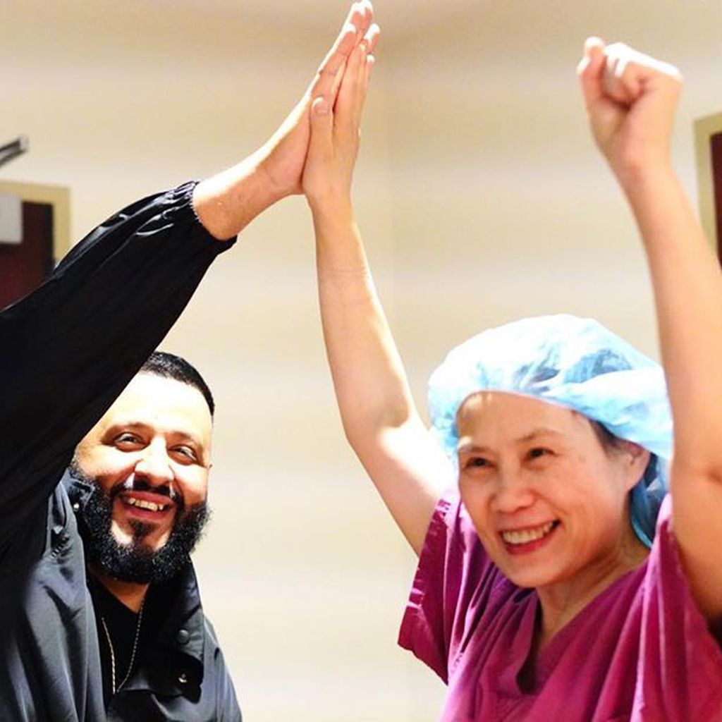Dj Khaled mit der Ärztin Dr. Jin