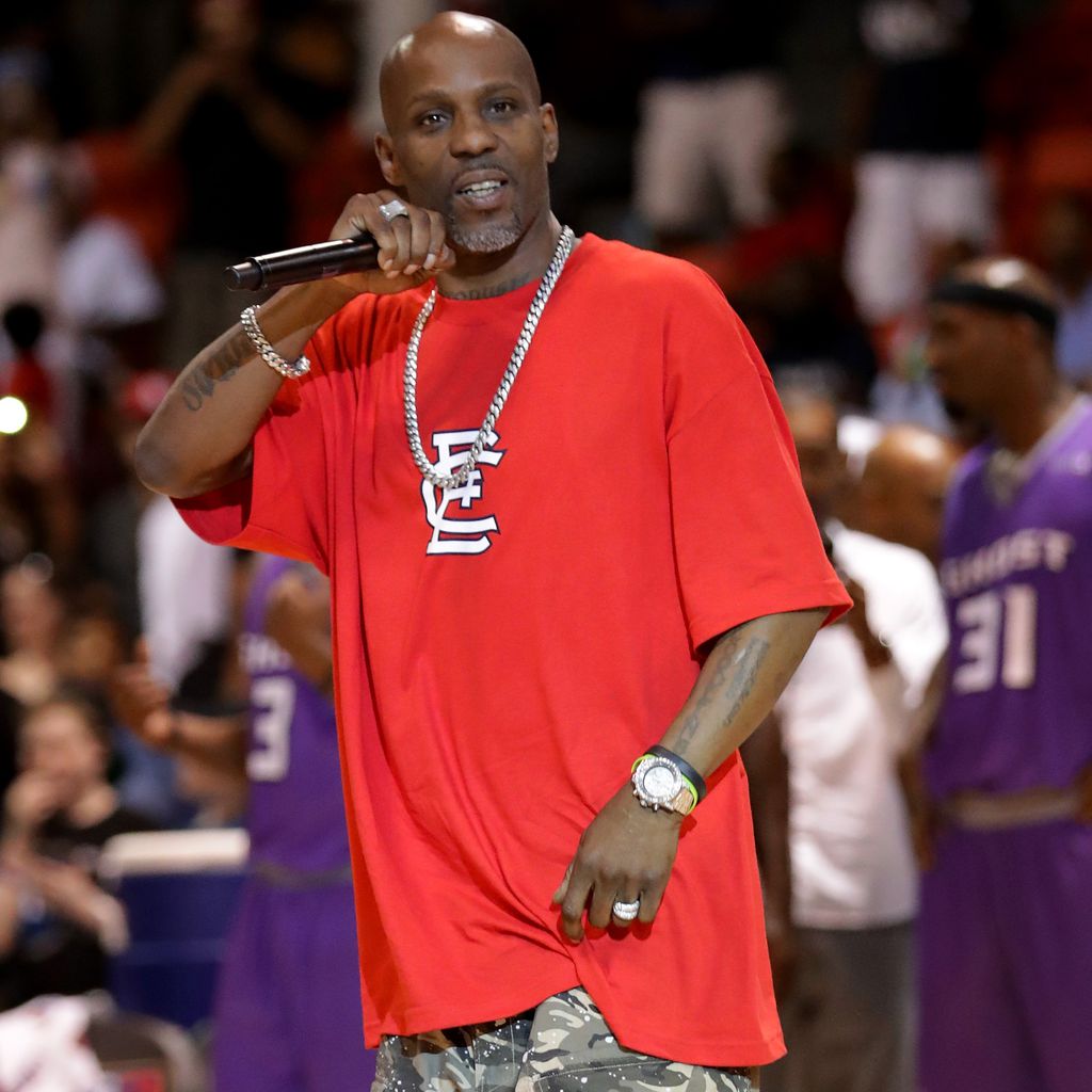 DMX bei einem Basketballspiel in Chicago