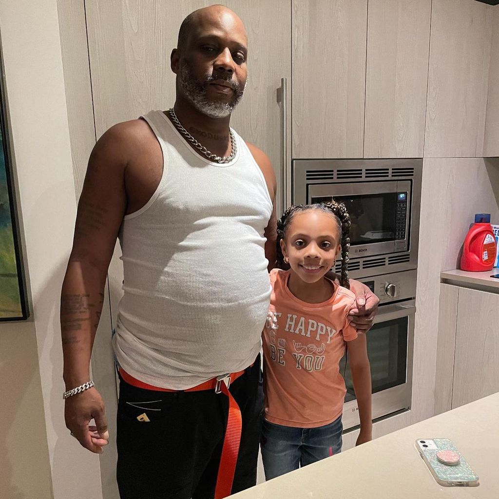 DMX mit seiner Tochter Sonovah Hillman Jr.