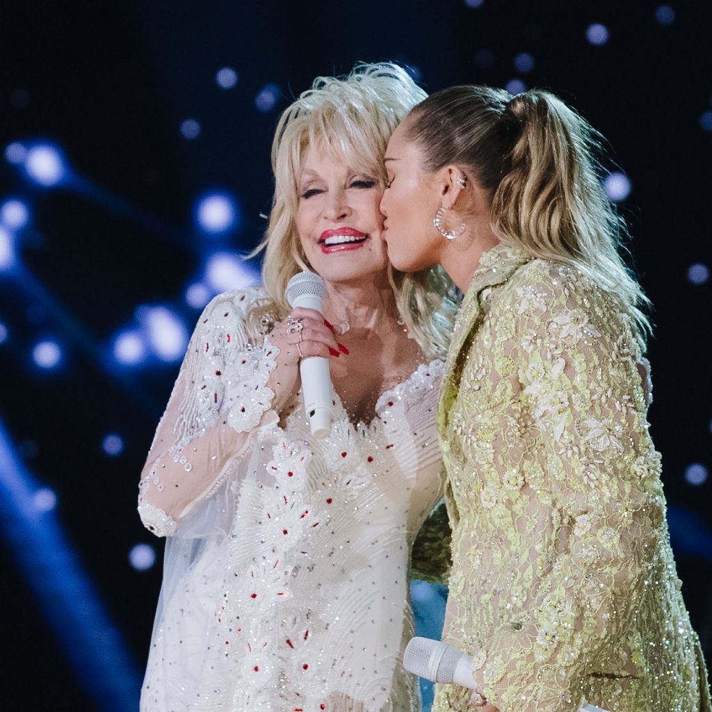 Dolly Parton und Miley Cyrus