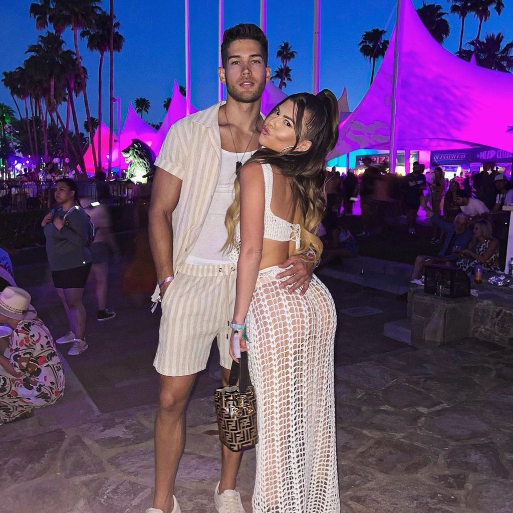 Dom Fenison und Chanel West Coast beim Coachella 2022