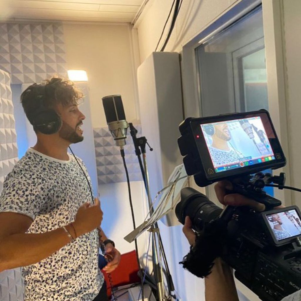 Domenico De Cicco im Tonstudio