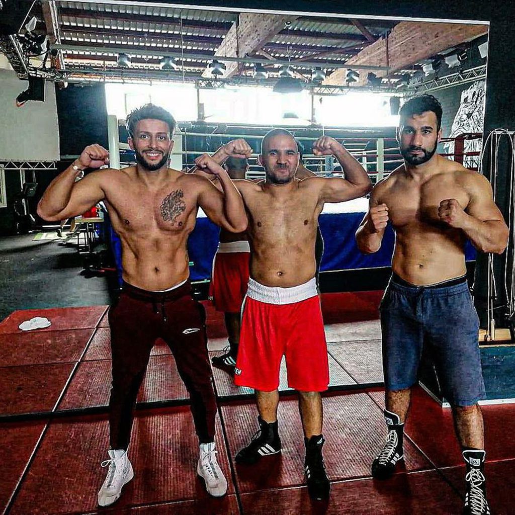 Domenico De Cicco beim Boxtraining