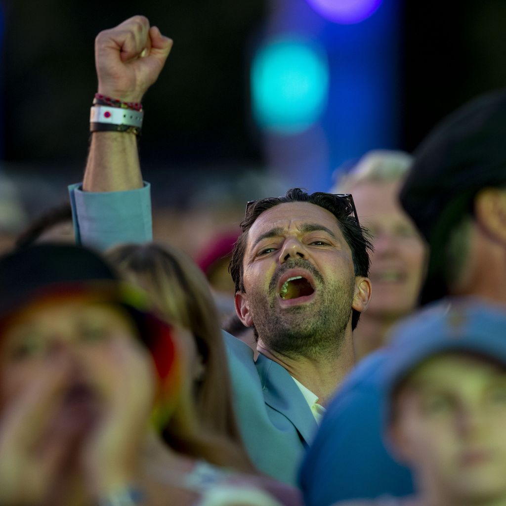 Dominic Cooper beim Duran-Duran-Konzert im Hyde Park
