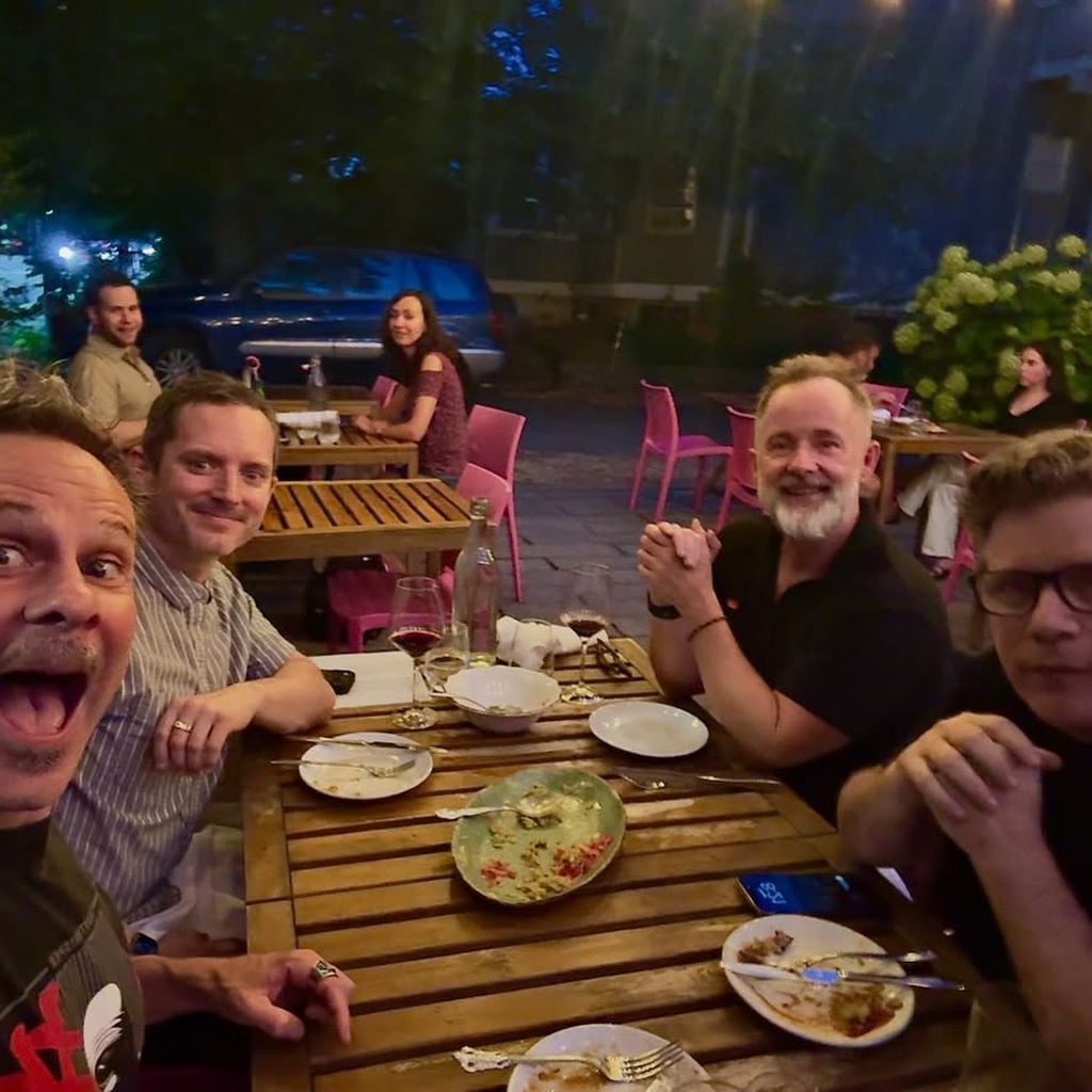 Dominic Monaghan, Elijah Wood, Billy Boyd und Sean Astin