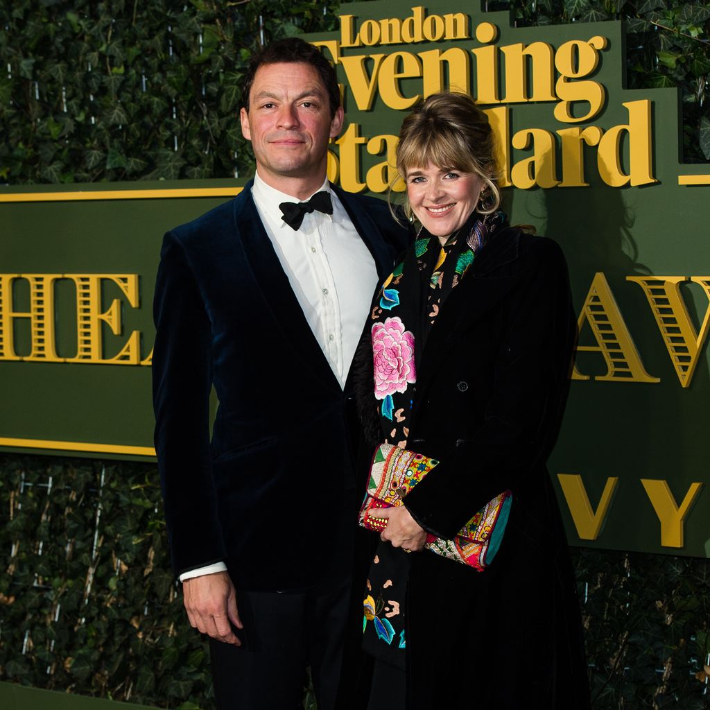 Dominic West, Schauspieler, mit seiner Frau Catherine