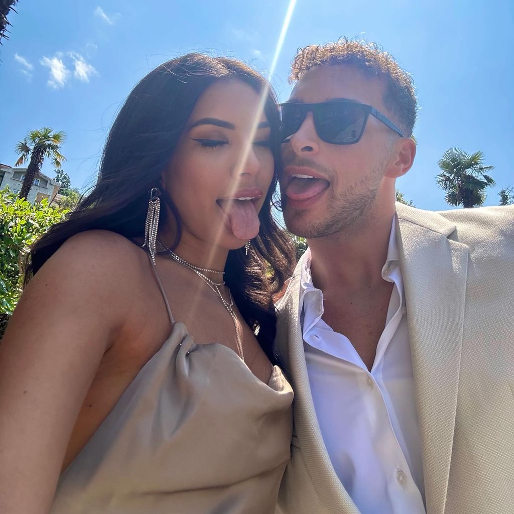 Realitystar Dominik Brcic und seine Freundin