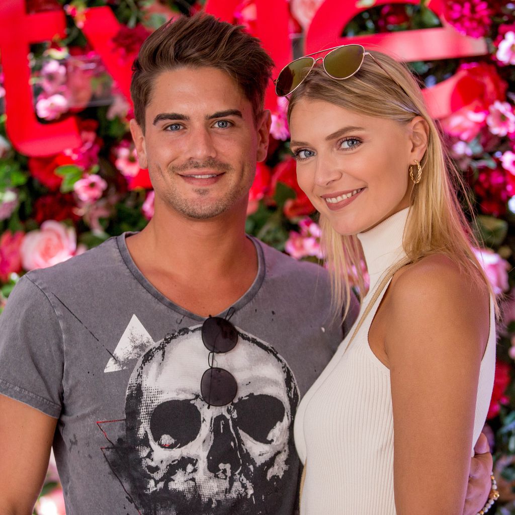 Dominik Bruntner und Jolina Fust bei der Fashion Week in Berlin